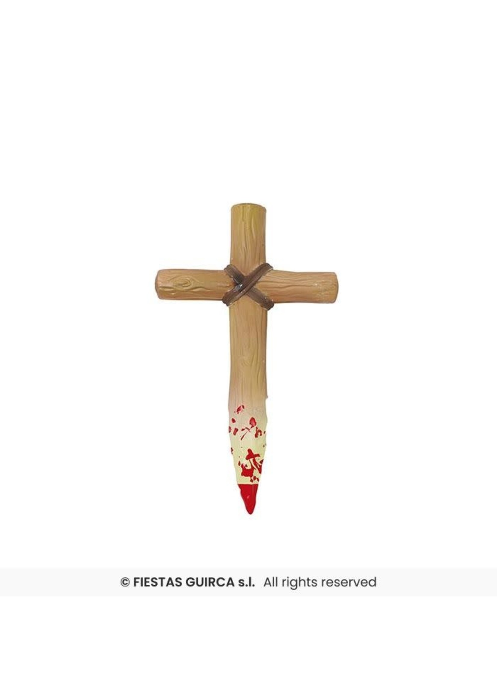 Fiestas Guirca Kruis staak 30 cm