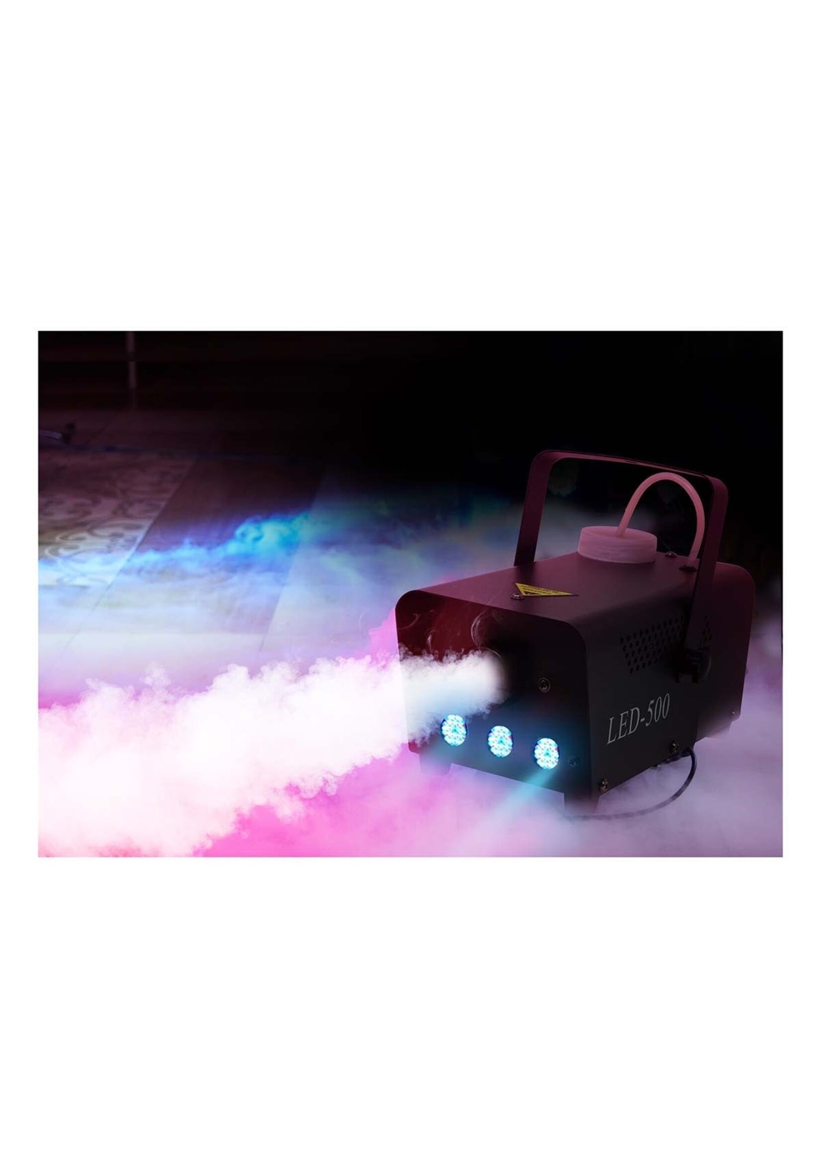 Fiestas Guirca Rookmachine met verlichting en bediening 500W