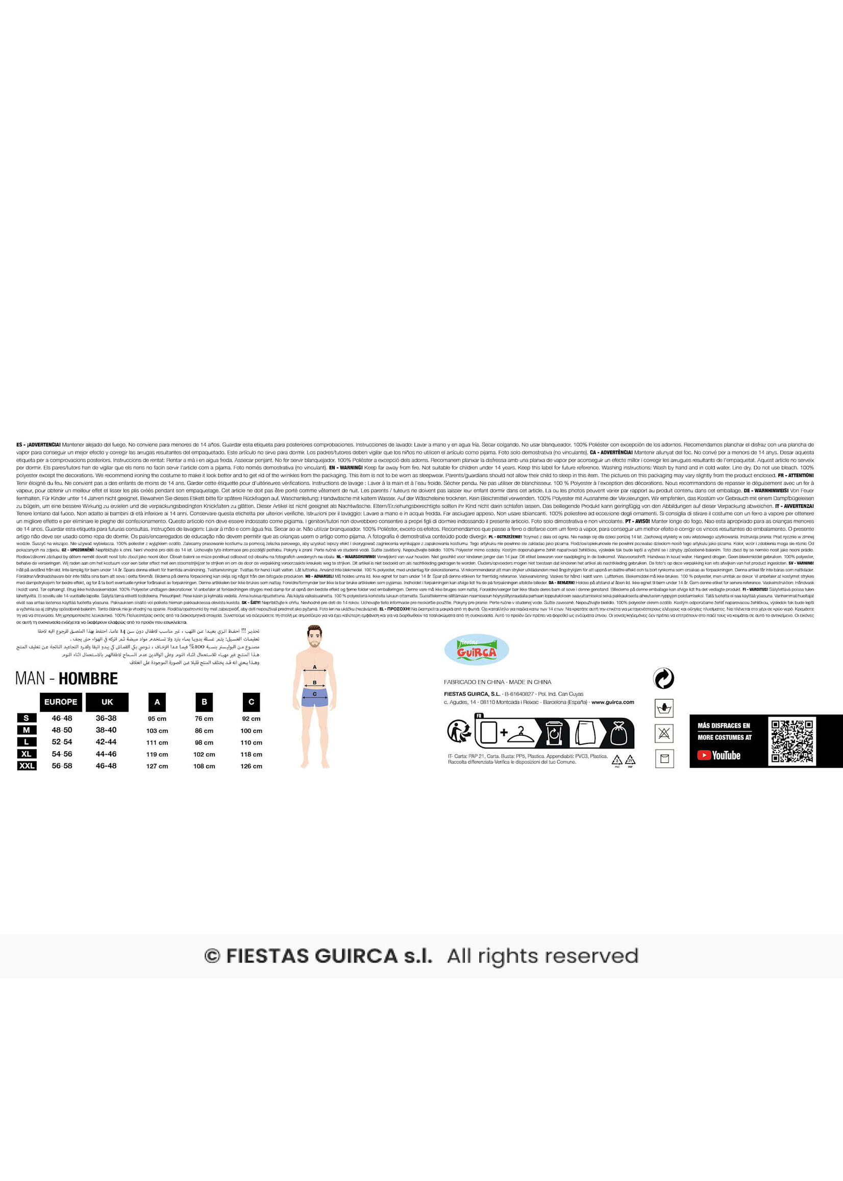 Fiestas Guirca Anti vampier agent volwassene