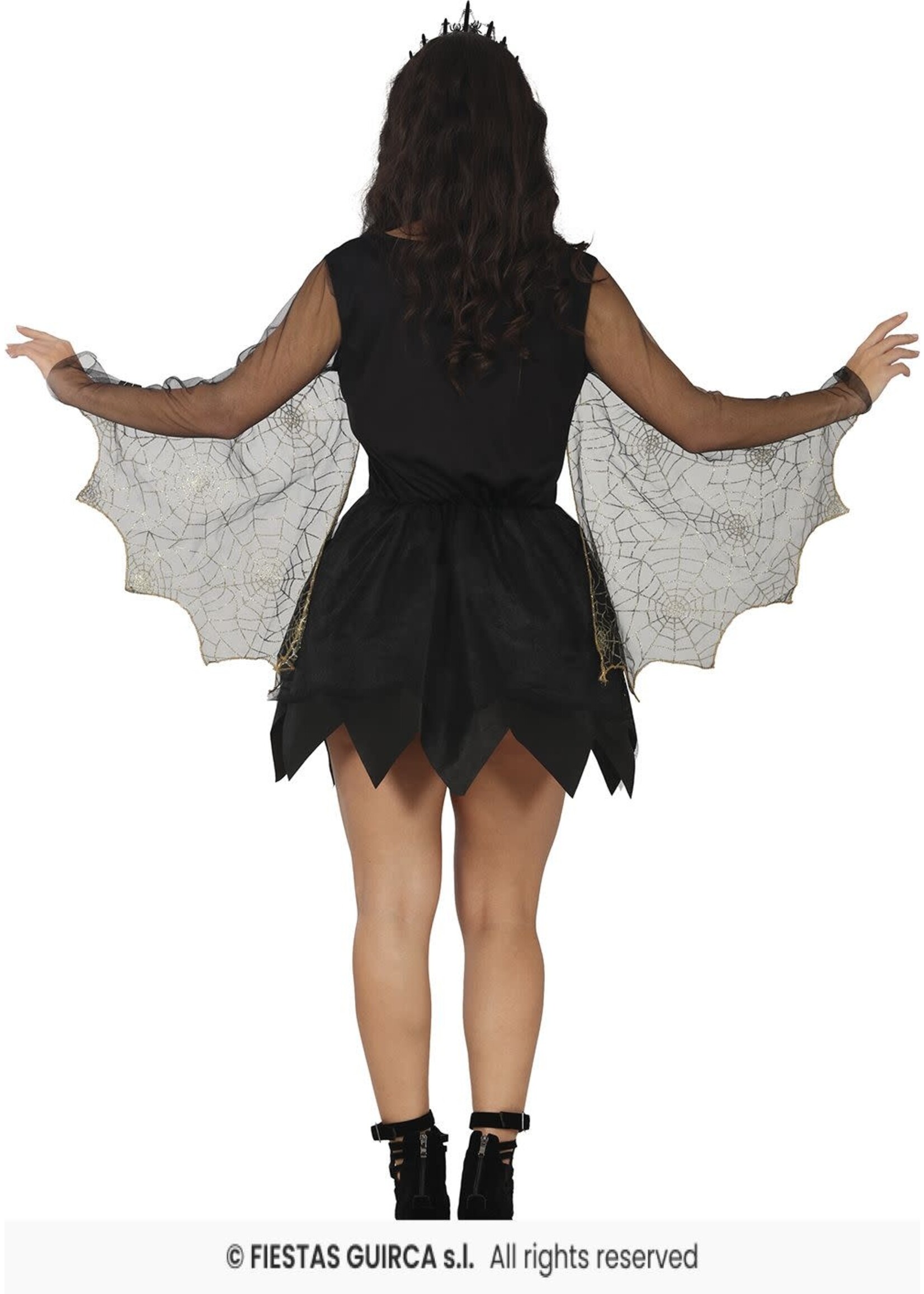 Fiestas Guirca Glimmende spinnenweb vrouw