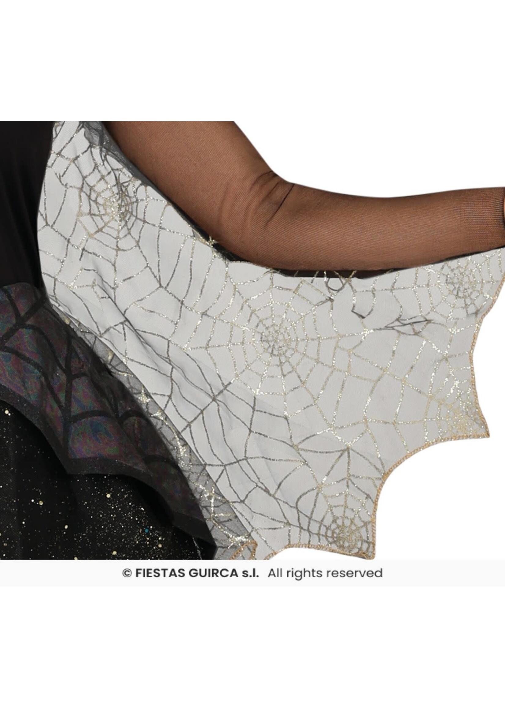 Fiestas Guirca Glimmende spinnenweb vrouw