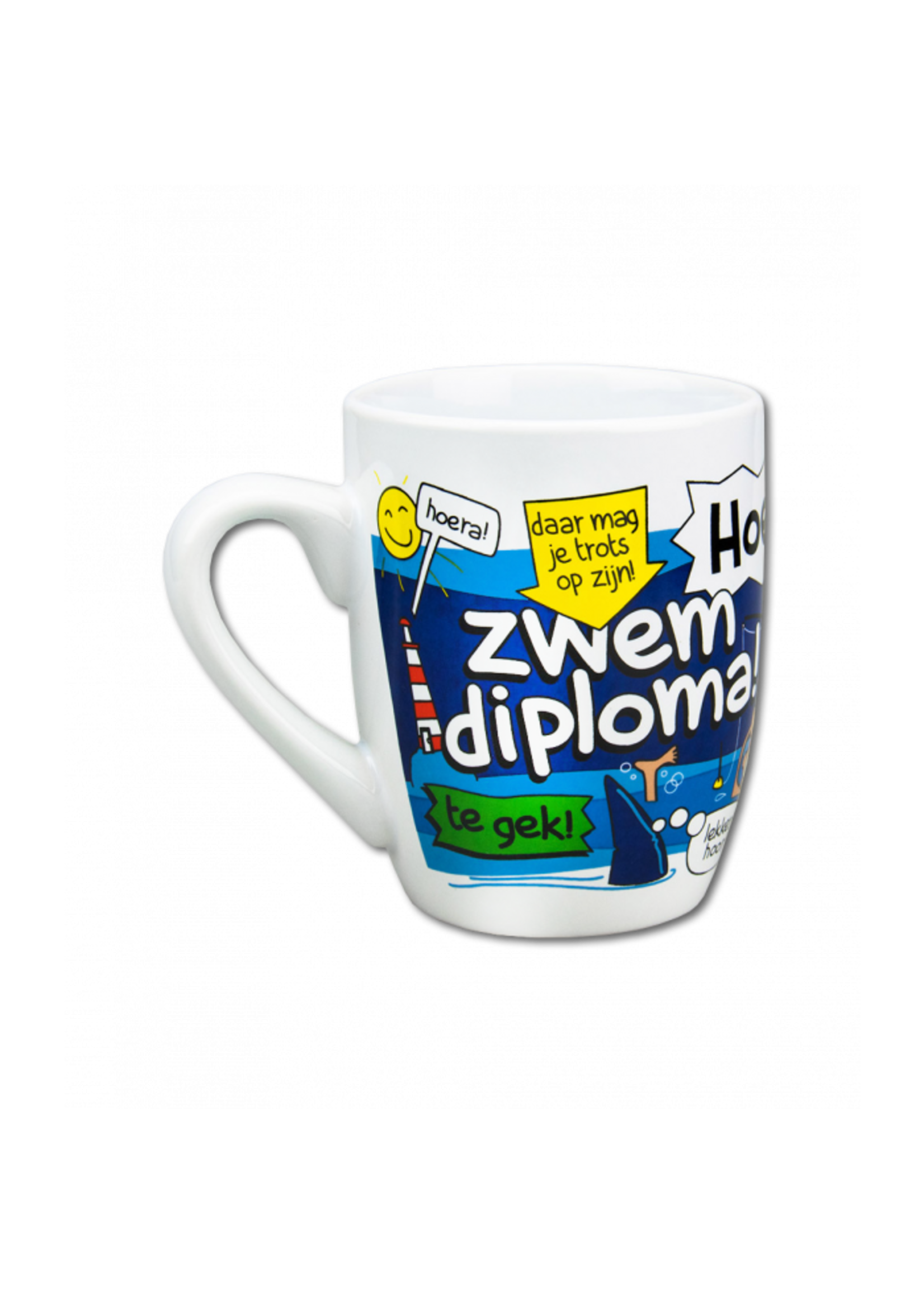Feestkleding Breda Mok cartoon Zwemdiploma