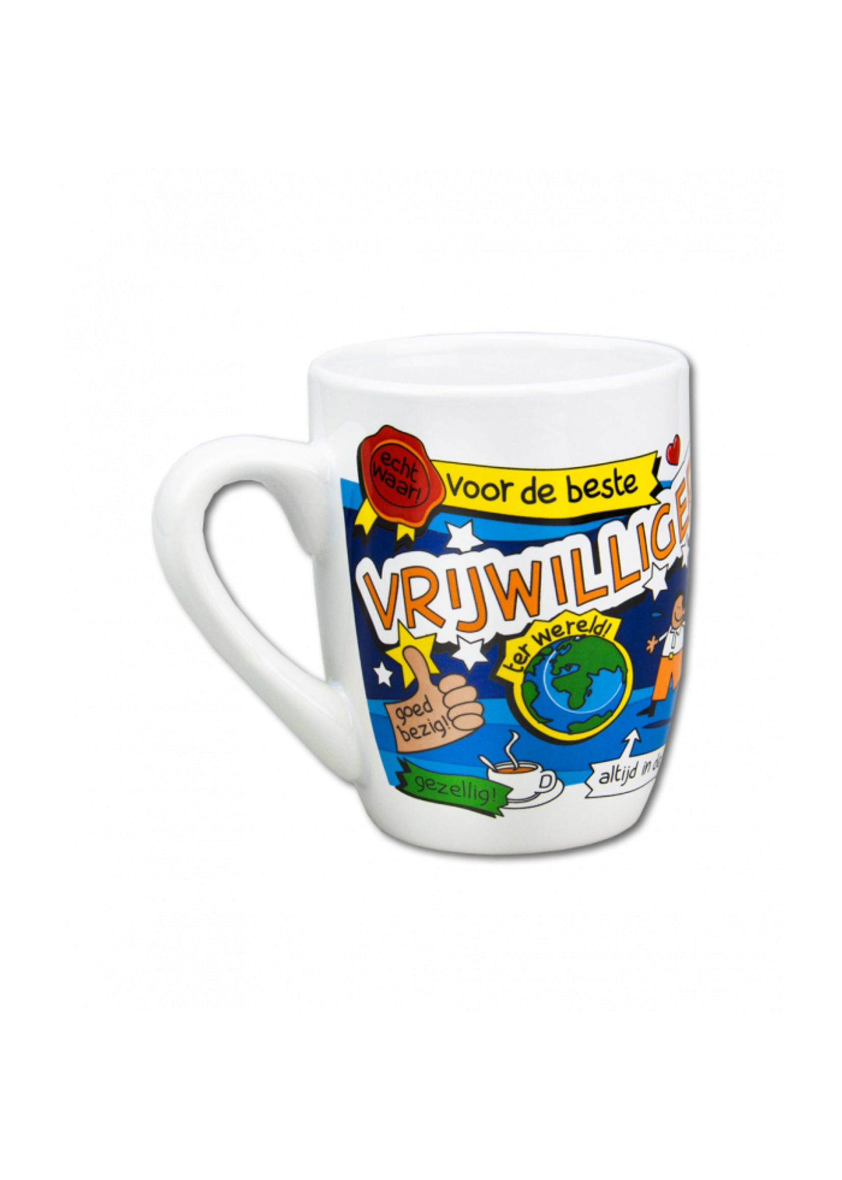 Feestkleding Breda Mok cartoon Vrijwilliger