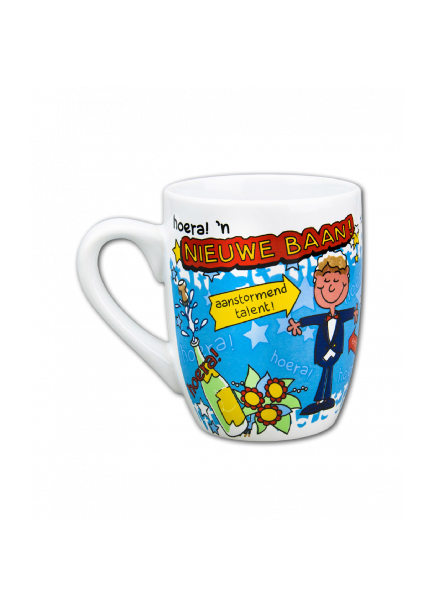 Feestkleding Breda Mok cartoon nieuwe baan