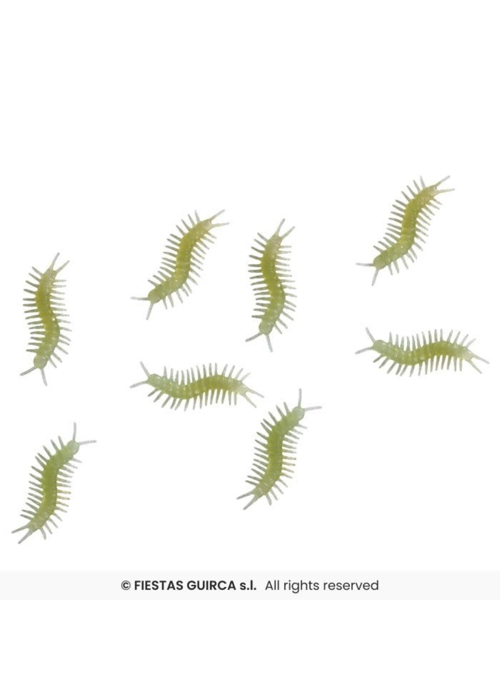 Fiestas Guirca Duizendpoot Glow in the dark 8-pack
