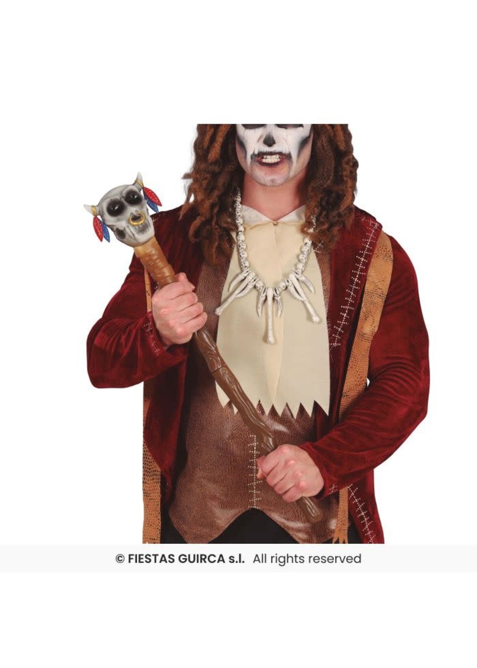 Fiestas Guirca Schedel Wandelstok – 70 cm