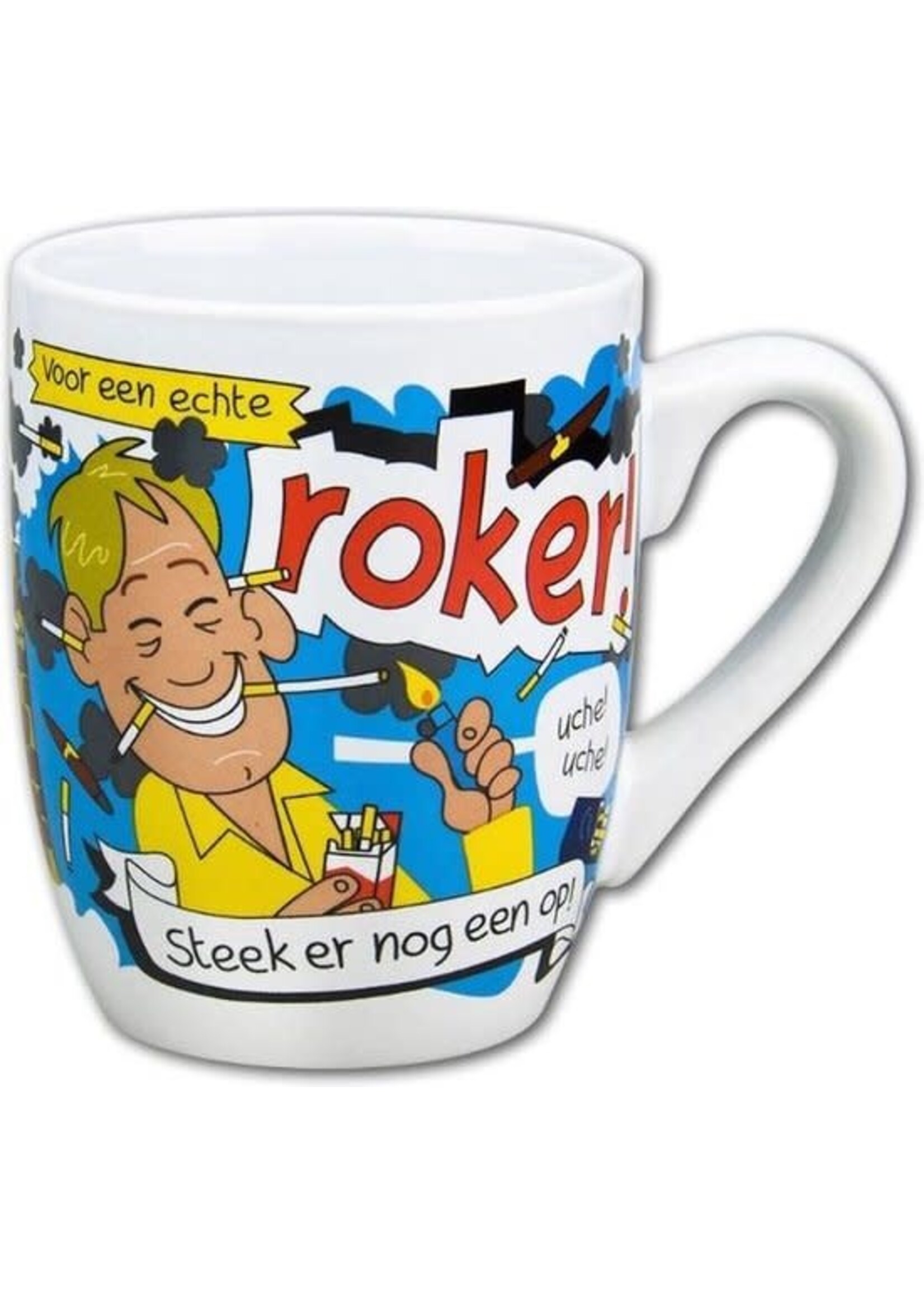 Feestkleding Breda Mok cartoon  Roker