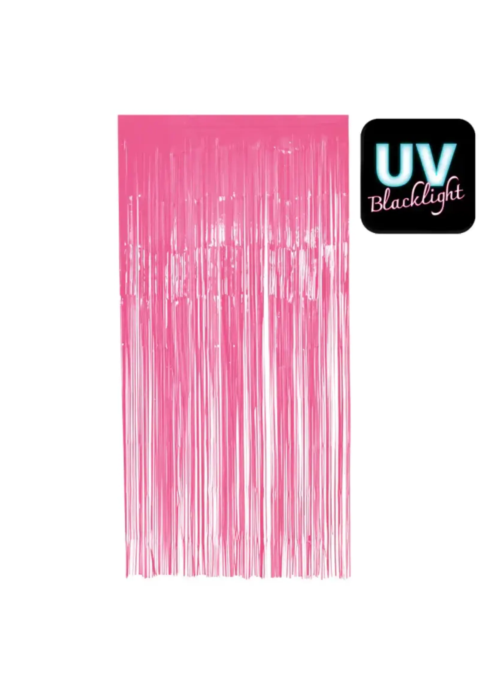 Boland Deurgordijn folie neonroze UV (200 x 100 cm)