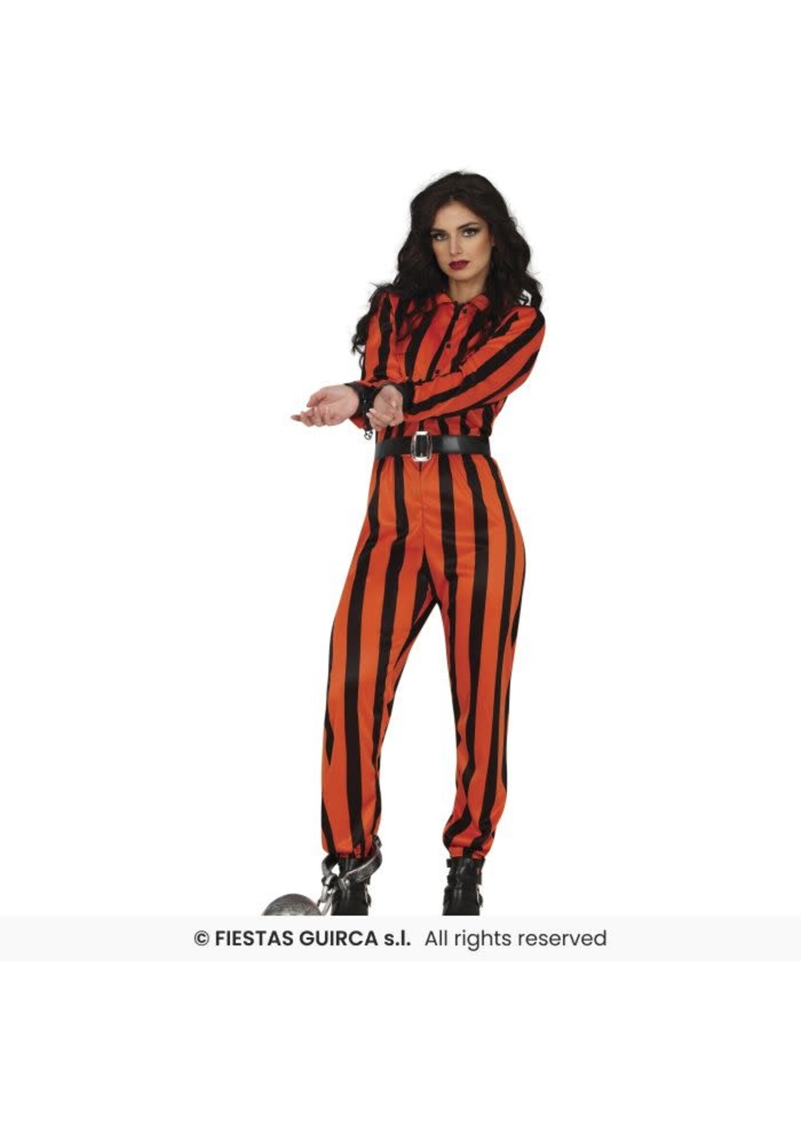 Fiestas Guirca Harlekijn kostuum gevangene