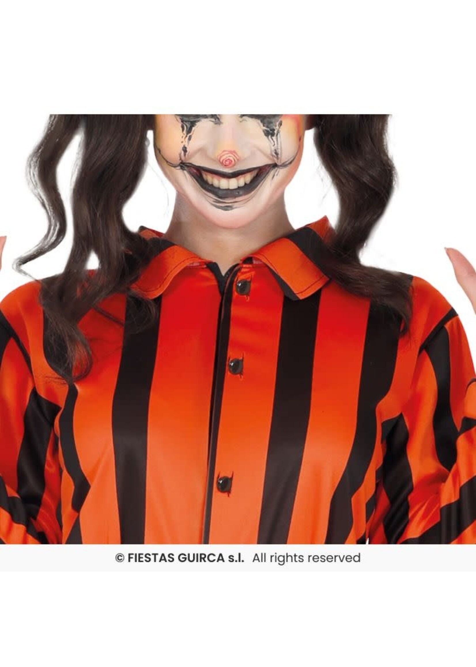 Fiestas Guirca Harlekijn kostuum gevangene