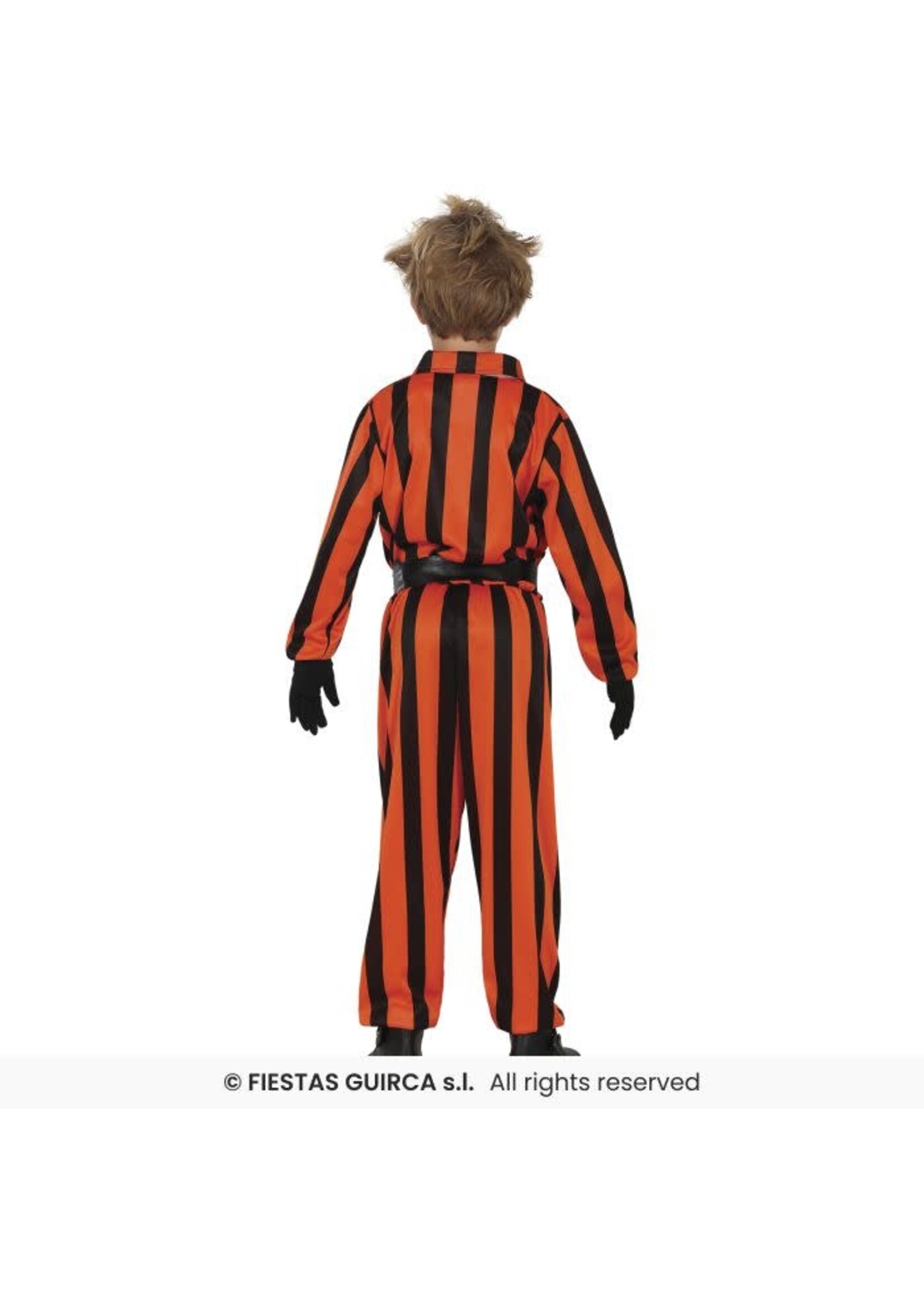 Fiestas Guirca Harlekijn gevangene kostuum kind
