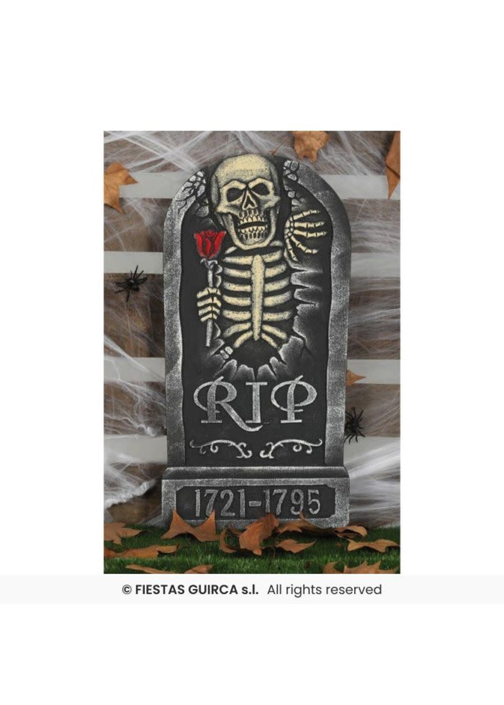 Fiestas Guirca Grafsteen 1721-1795 - 32x65cm