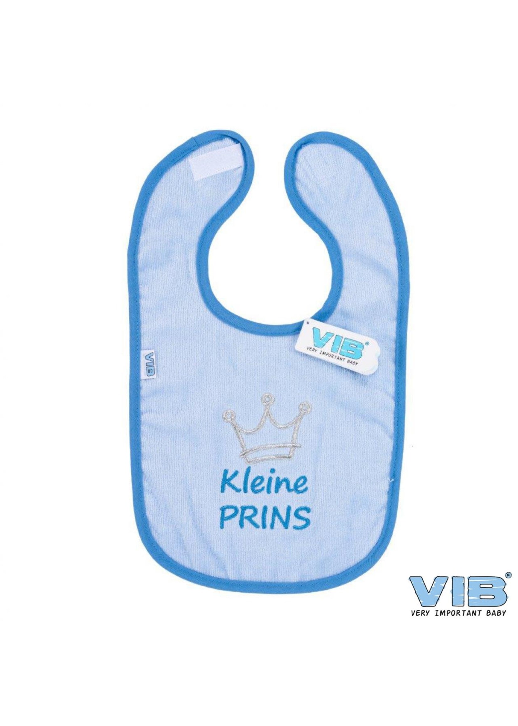 Feestkleding Breda Baby slabbetje Prins Blauw