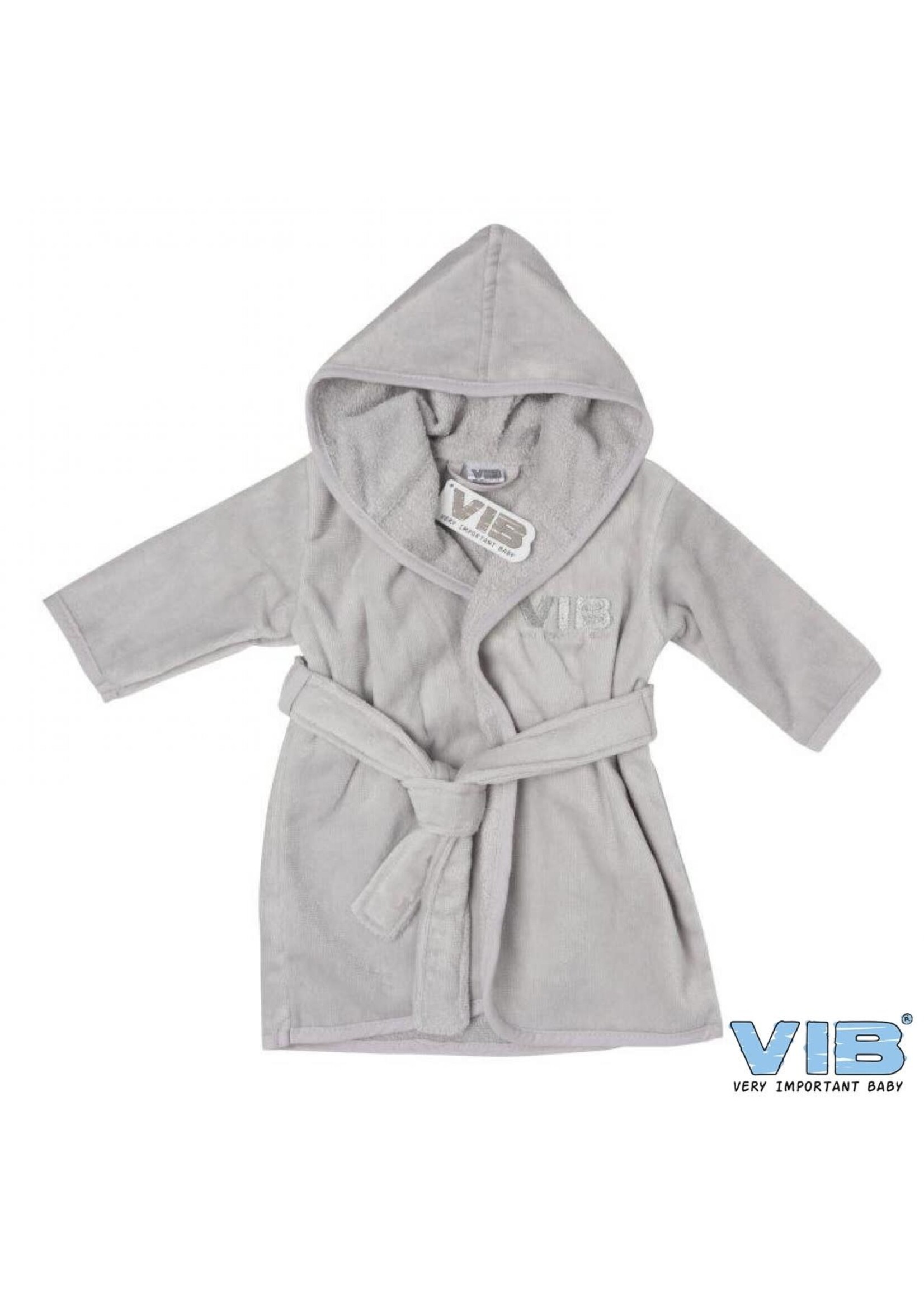 Feestkleding Breda Baby badjas VIB Grijs/ Zilver 62/68