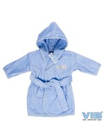 Feestkleding Breda Baby badjas VIB Licht blauw/ Zilver 62/68