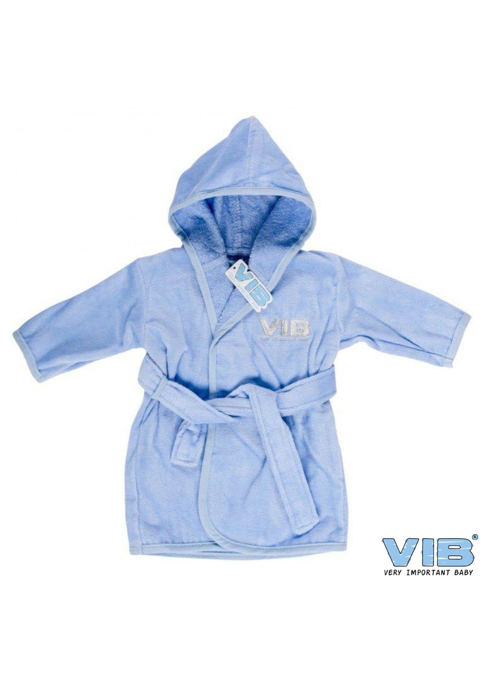 Feestkleding Breda Baby badjas VIB Licht blauw/ Zilver 62/68