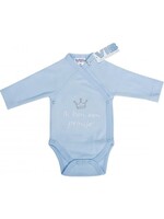 Feestkleding Breda Baby romper Prinsje  0-3 Maanden Blauw