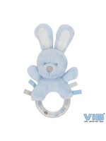 Feestkleding Breda Baby rammelaar konijn Blauw