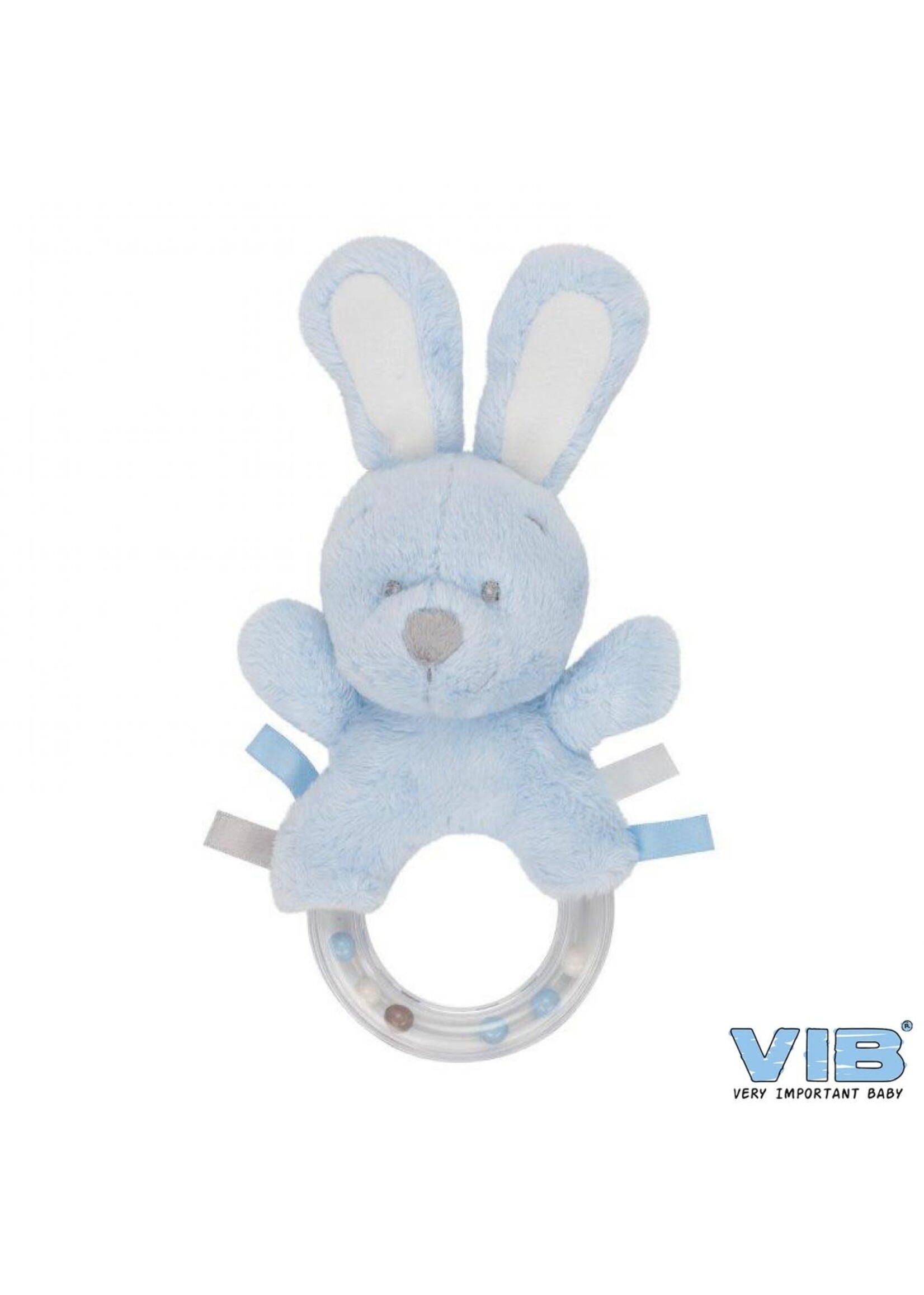 Feestkleding Breda Baby rammelaar konijn Blauw