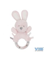 Feestkleding Breda Baby rammelaar konijn Roze