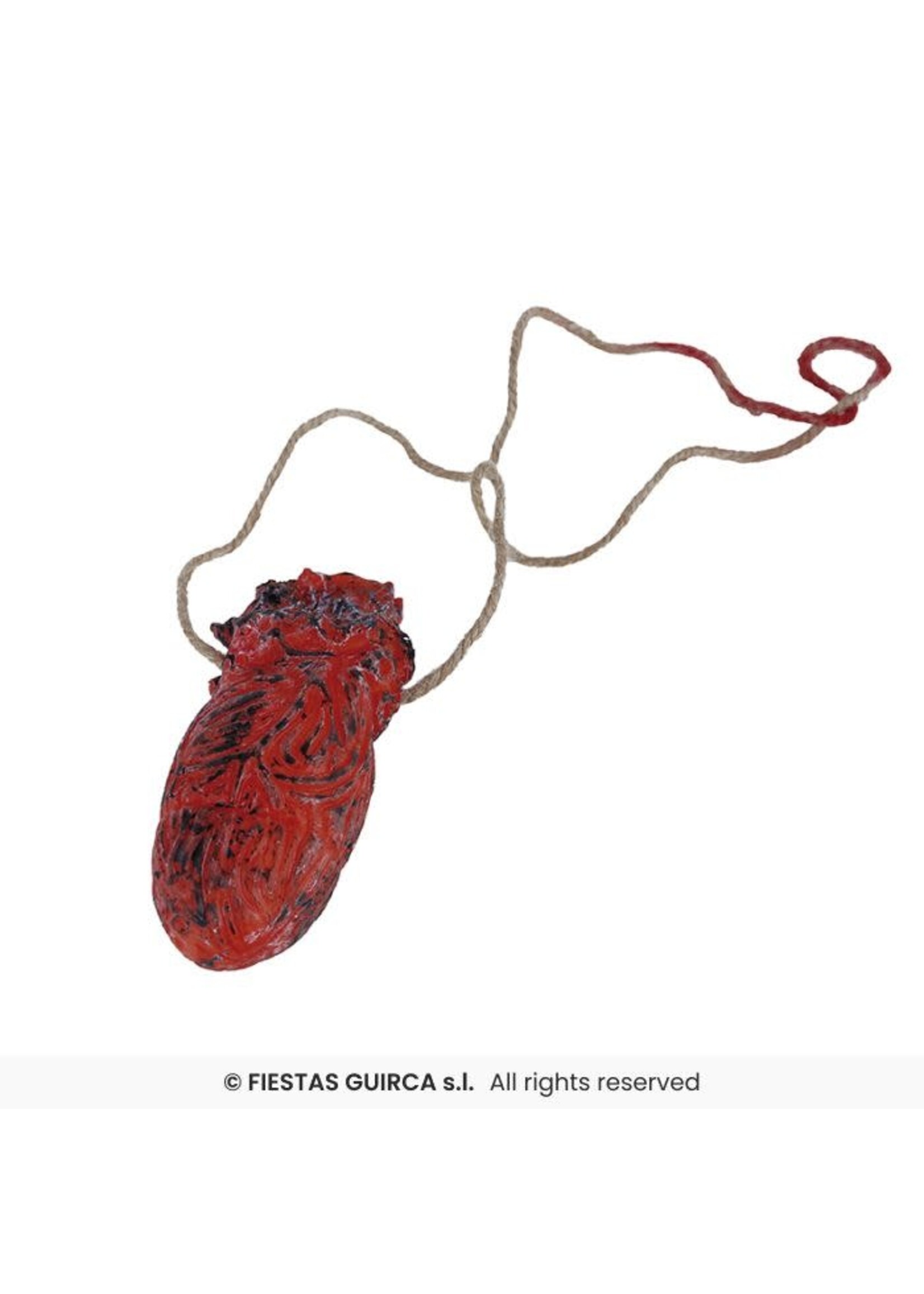 Fiestas Guirca Ketting bloederig hart