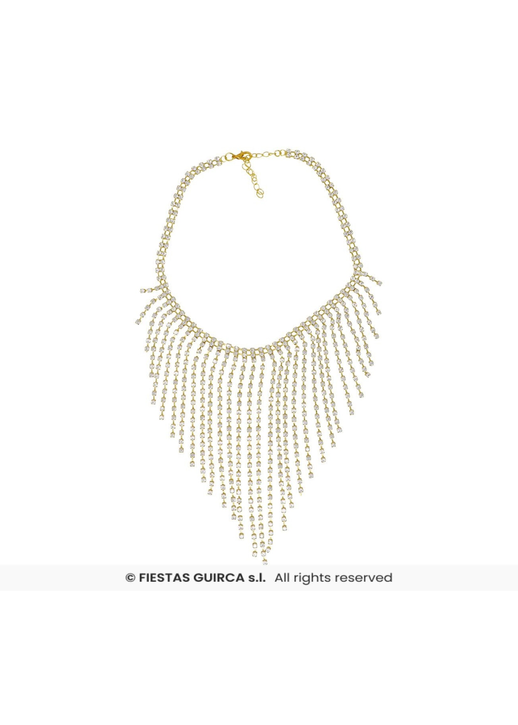 Fiestas Guirca Ketting met "diamantjes"