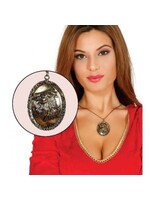 Feestkleding Breda Ketting goud wolf