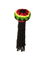 Feestkleding Breda Rasta muts met dreadlocks