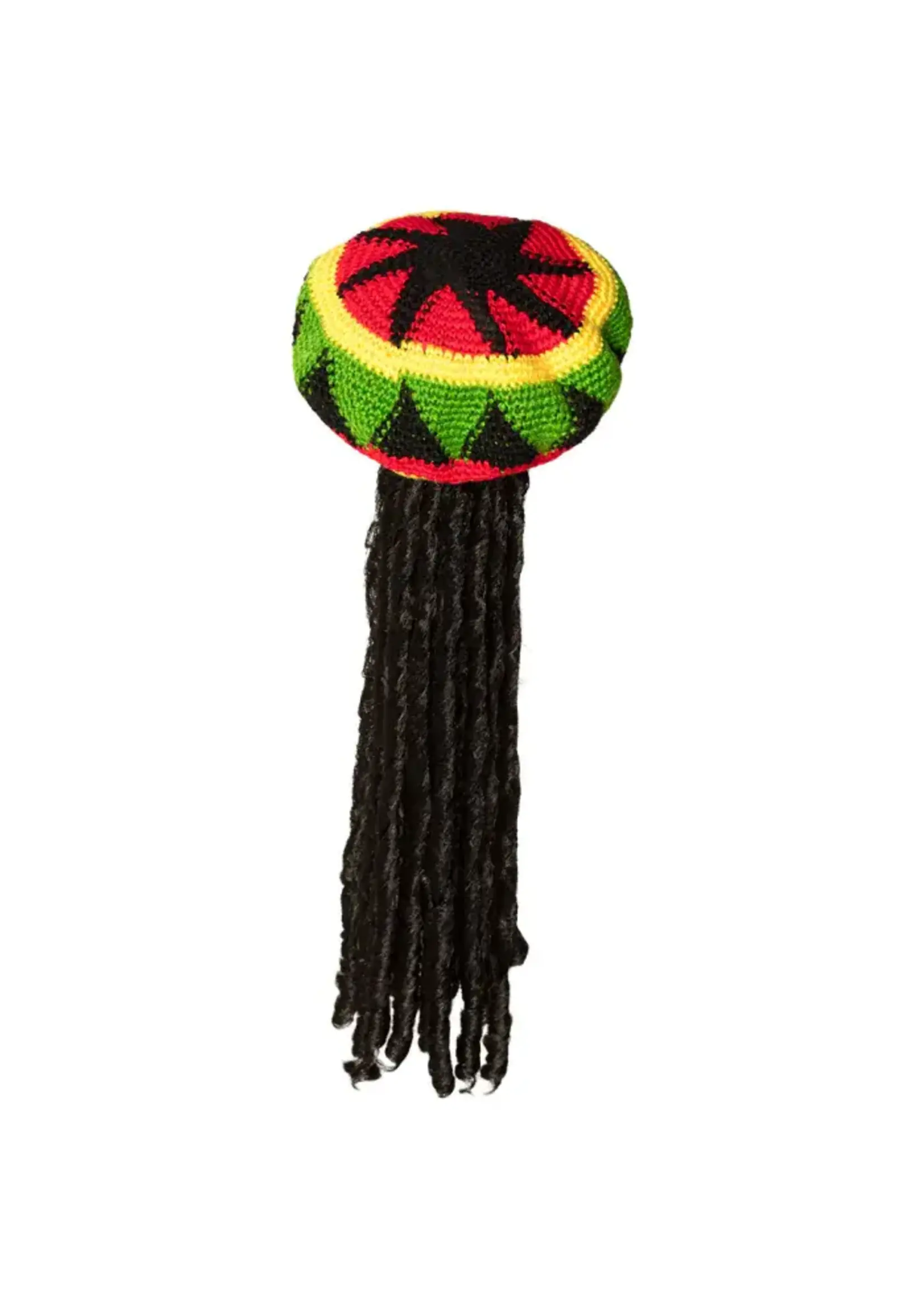 Feestkleding Breda Rasta muts met dreadlocks