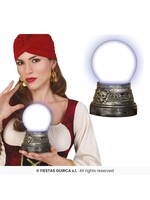 Fiestas Guirca Glazen bol met licht waarzegster 19cm