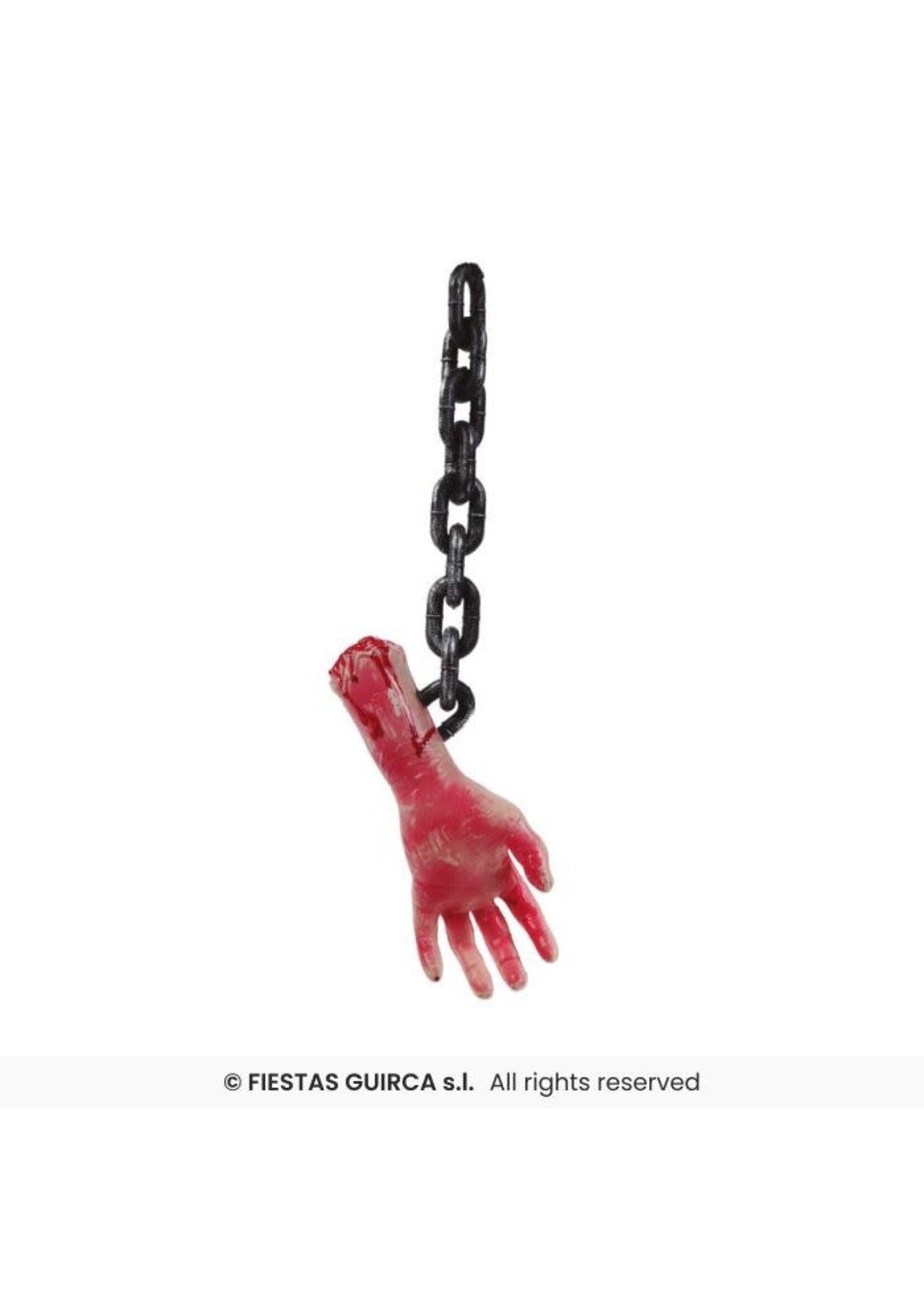Fiestas Guirca Hand aan ketting 40 cm