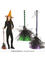 Fiestas Guirca Heksenbezem 95 cm assorti kleuren