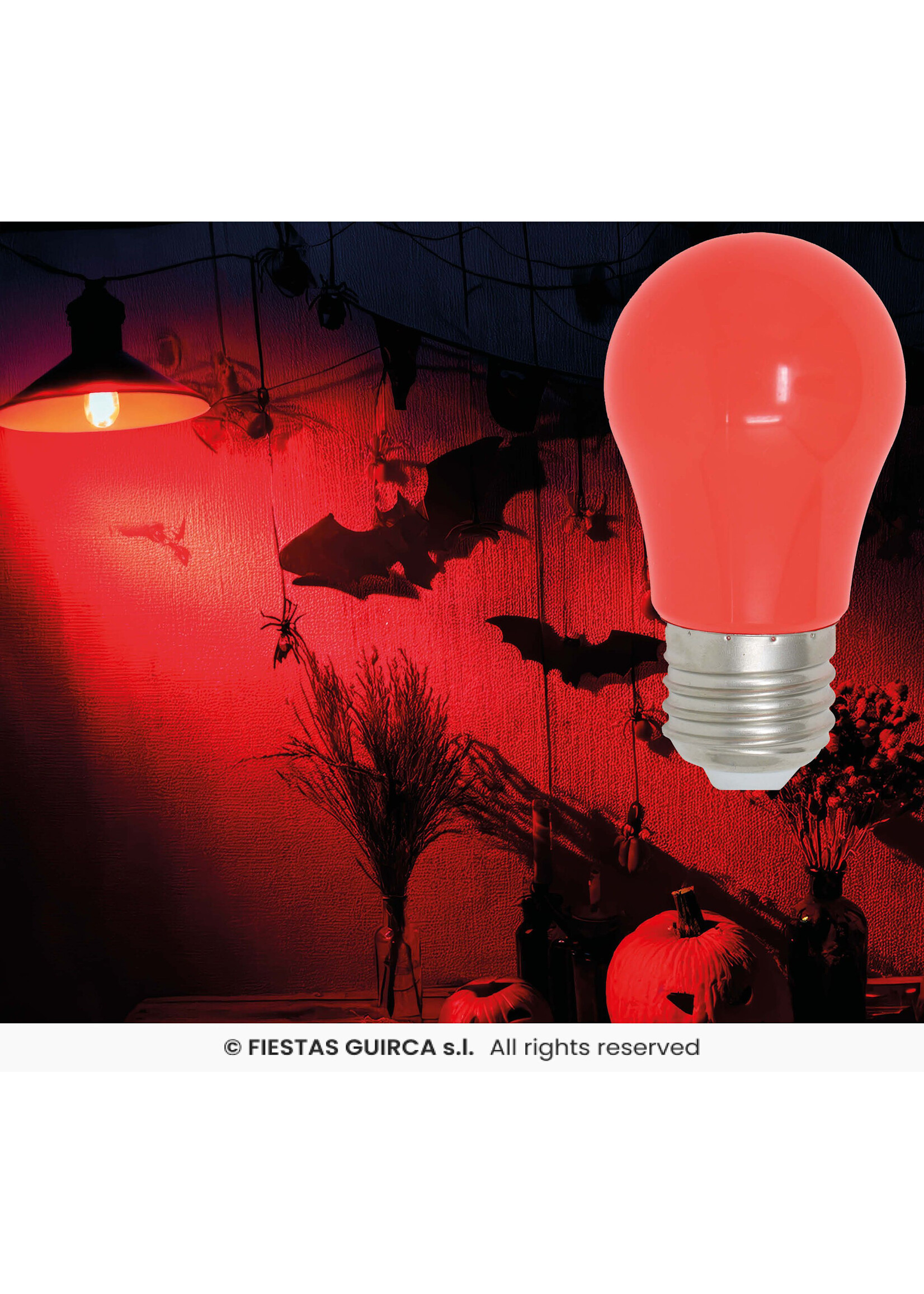 Fiestas Guirca Rode lamp 5W E27