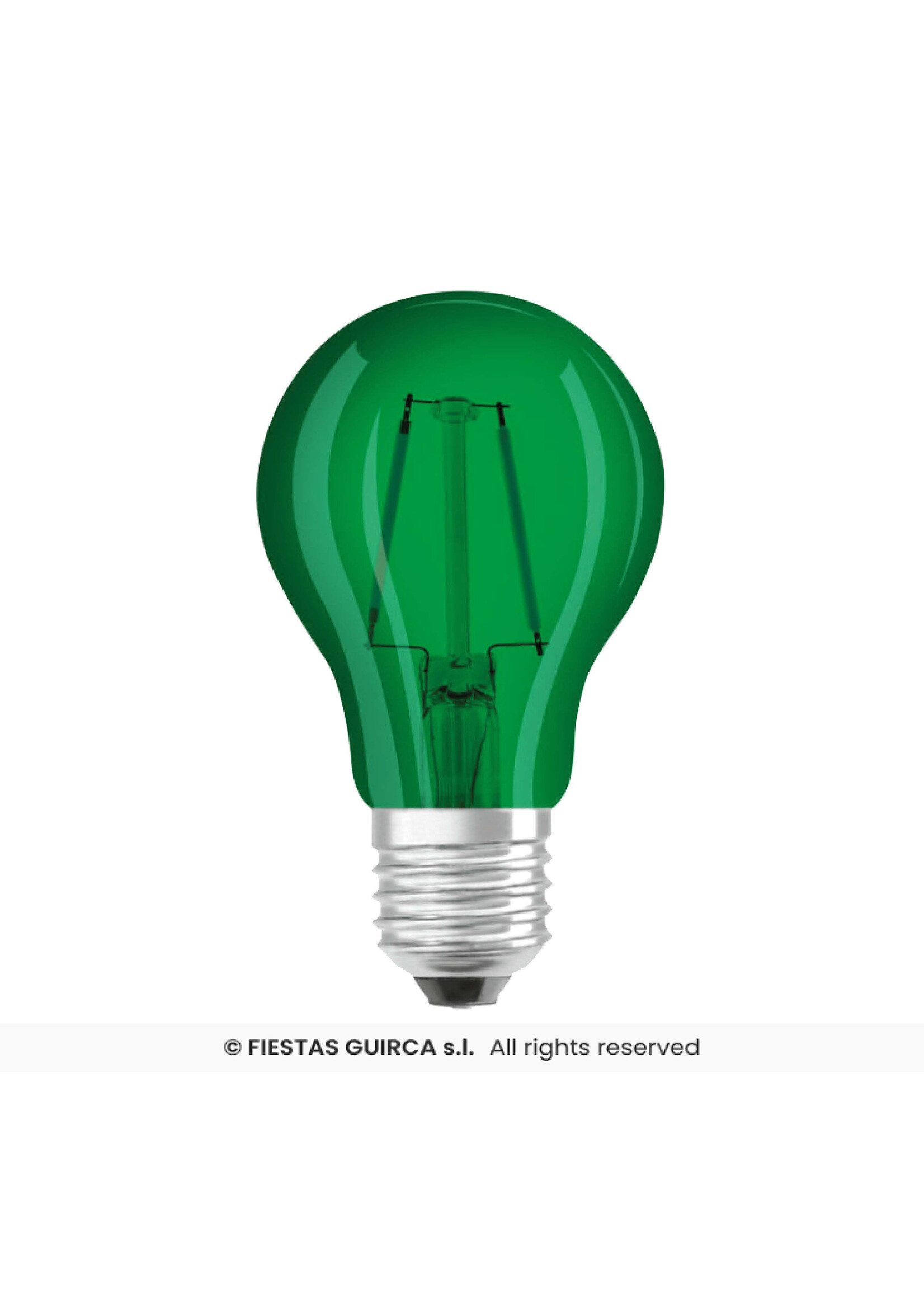 Feestkleding Breda Groene lamp 5W E27