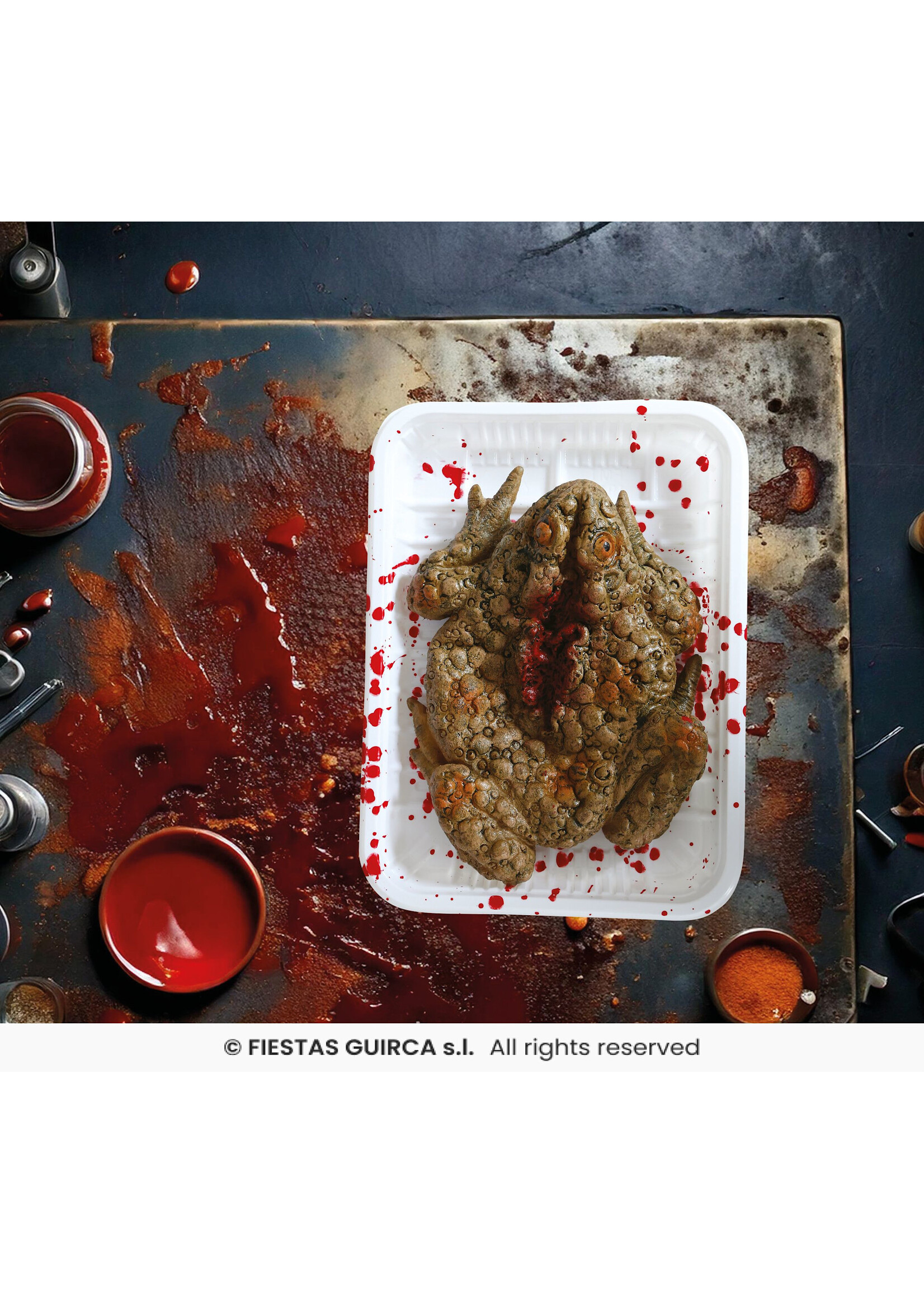 Fiestas Guirca Bord met bloederige pad