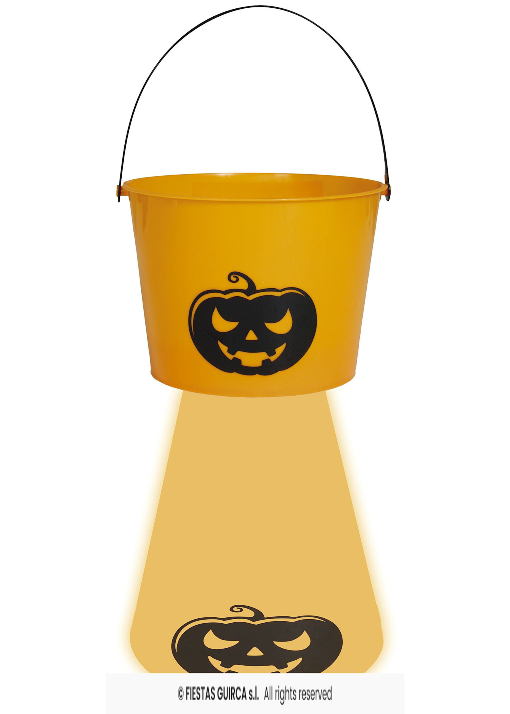 Fiestas Guirca Pompoenemmer met licht 15x20cm