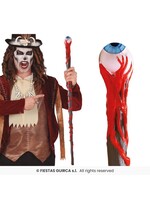 Fiestas Guirca Voodoo staf met oog 90 cm