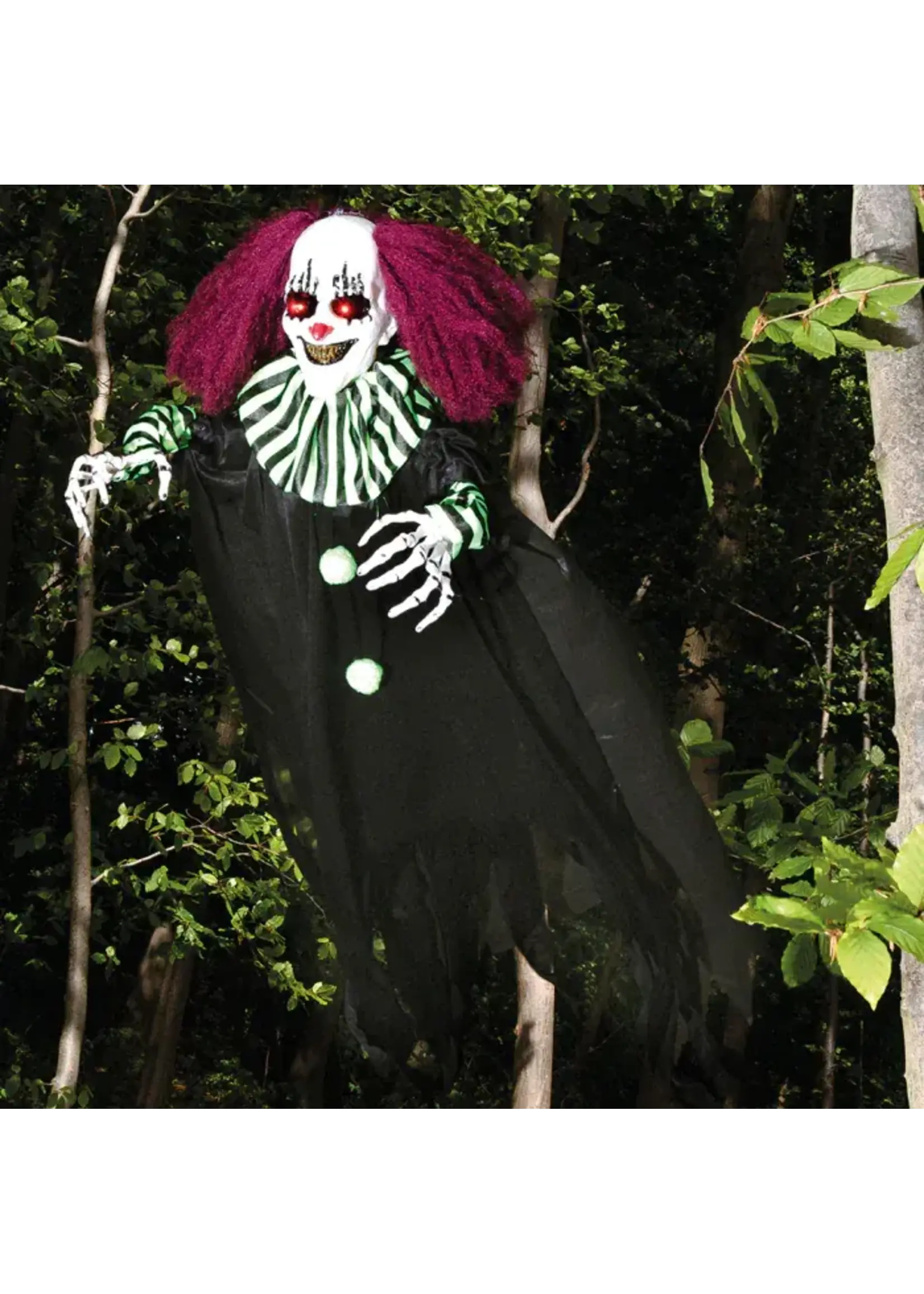 Feestkleding Breda Terror clown met enge geluiden en licht