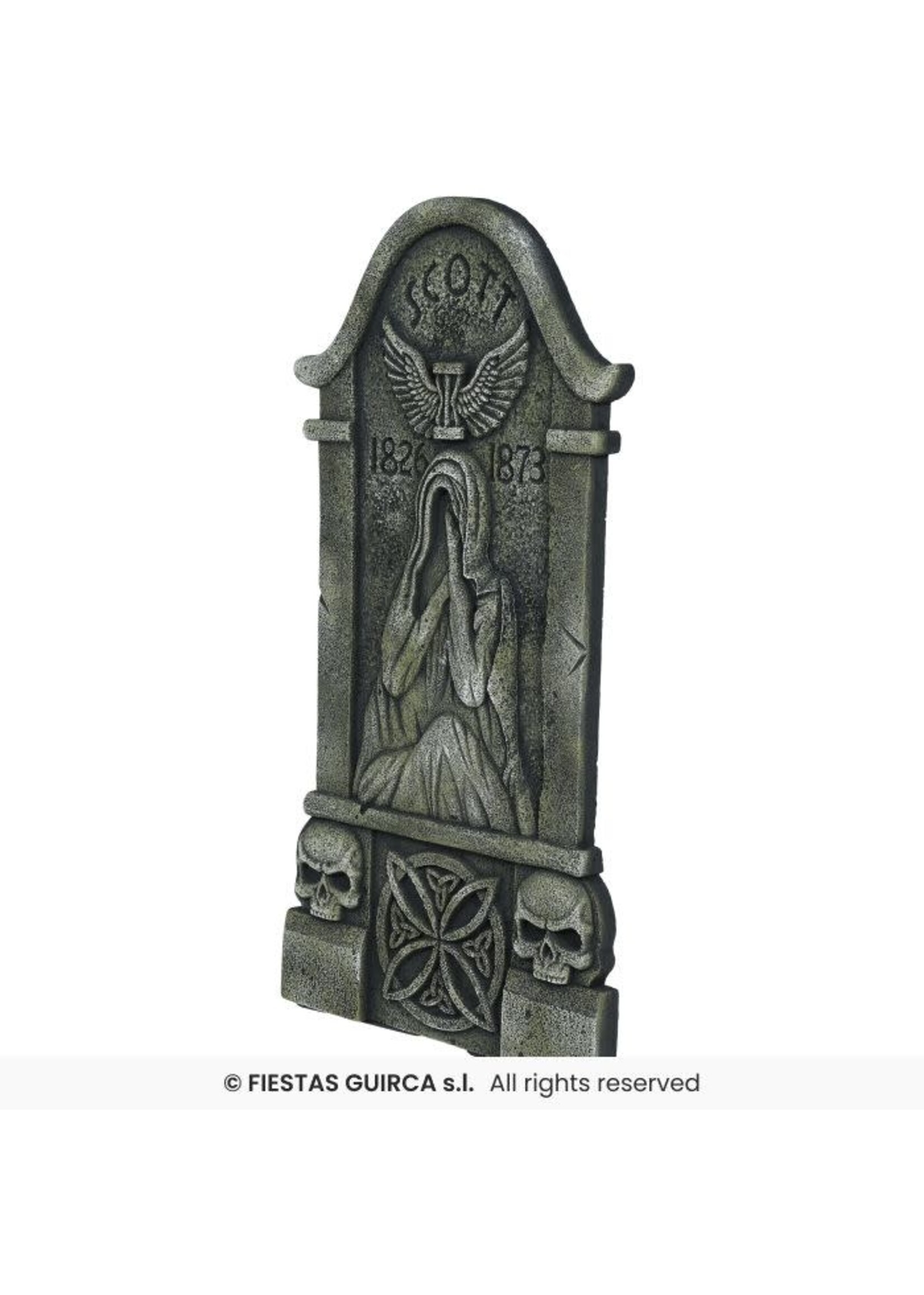 Fiestas Guirca Grafsteen met spook 90x48 cm