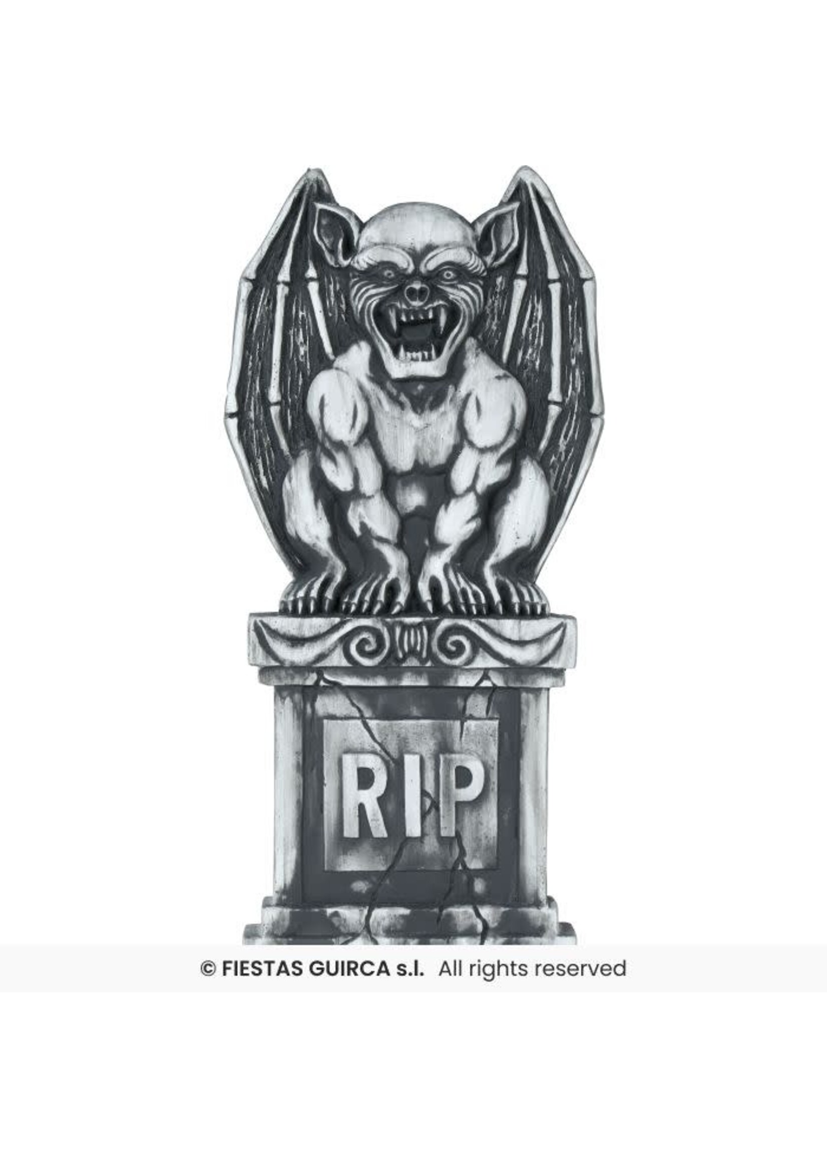 Fiestas Guirca Grafsteen met gargoyle 90x40 cm