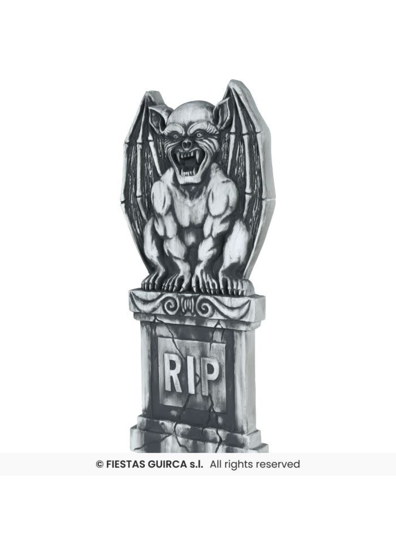 Fiestas Guirca Grafsteen met gargoyle 90x40 cm