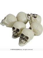 Fiestas Guirca Zak van 6 schedels 6 cm