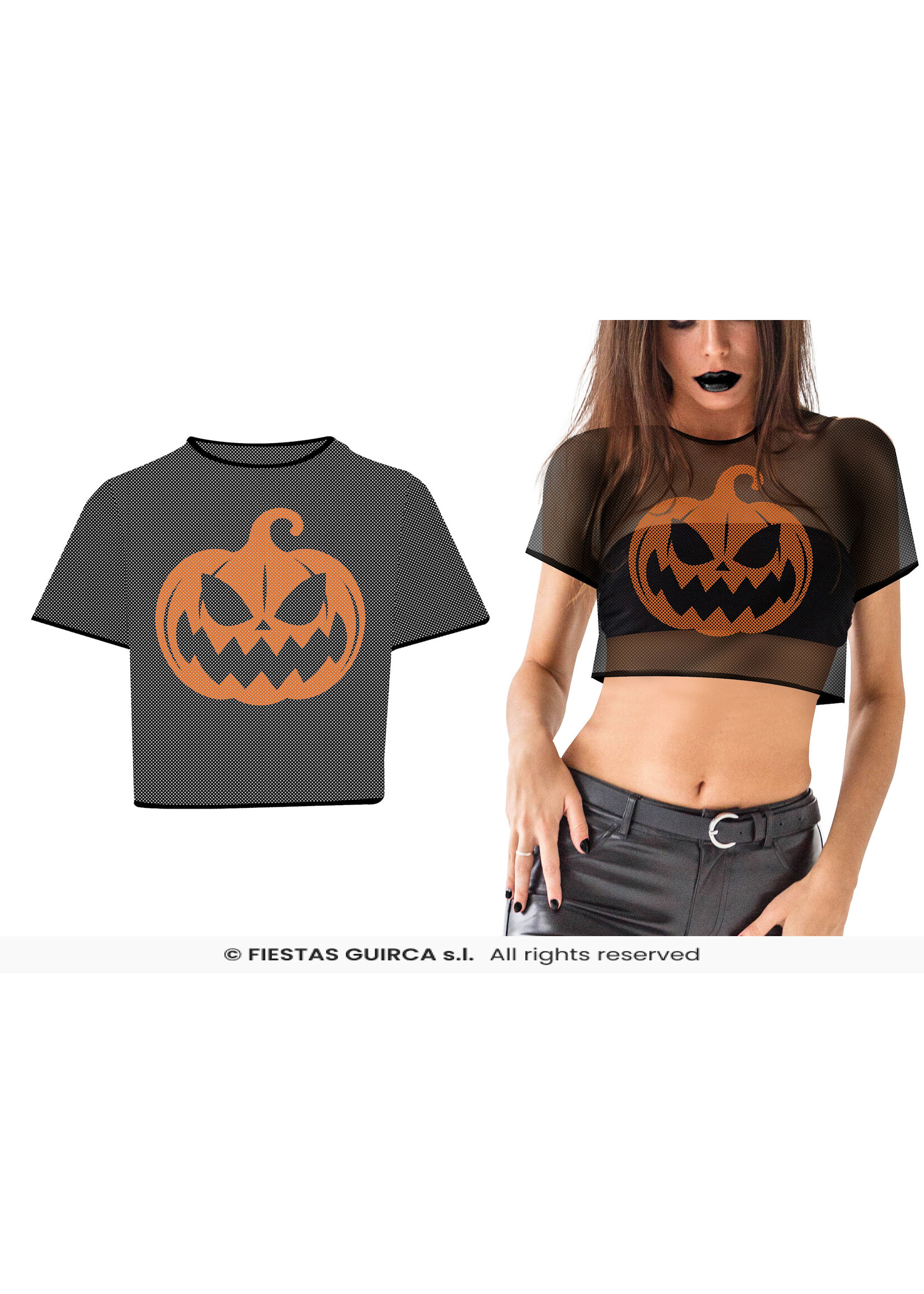 Fiestas Guirca Crop top pompoen