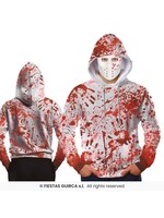 Fiestas Guirca Bloederige hoodie met masker