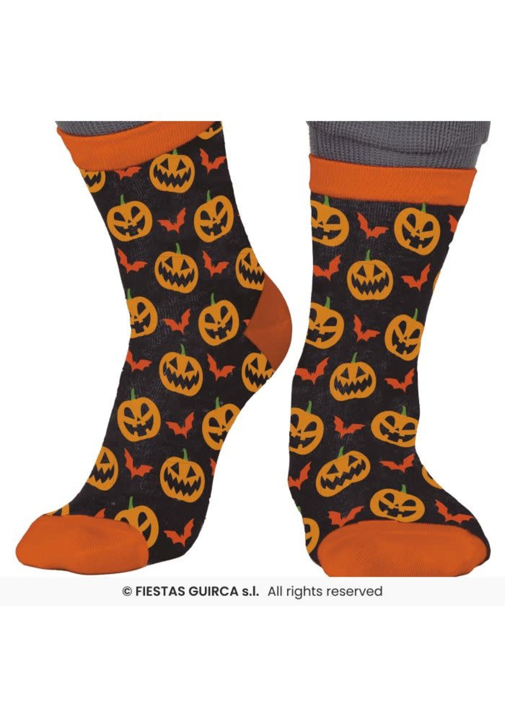 Fiestas Guirca Halloween Pompoen Sokken