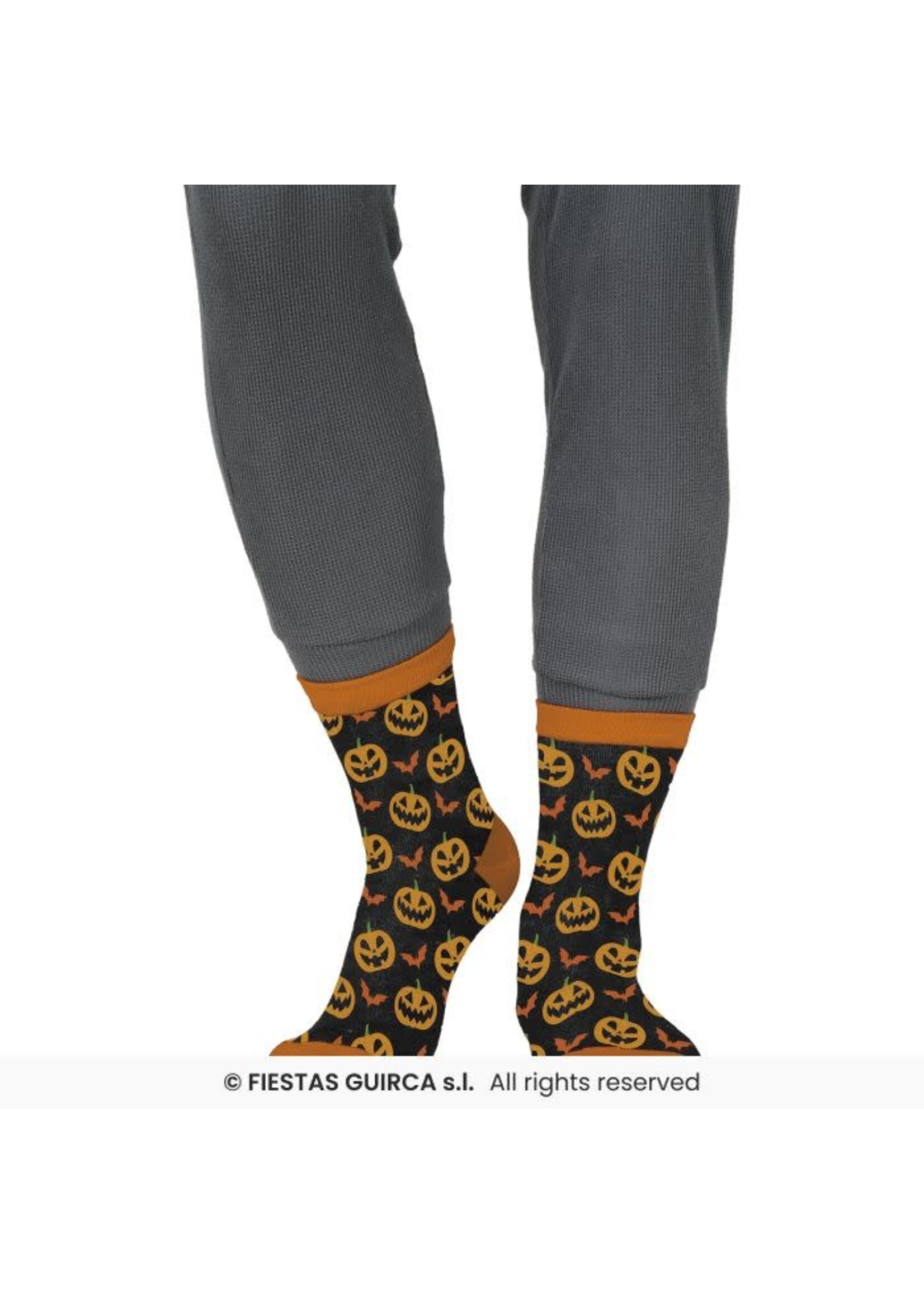Fiestas Guirca Halloween Pompoen Sokken
