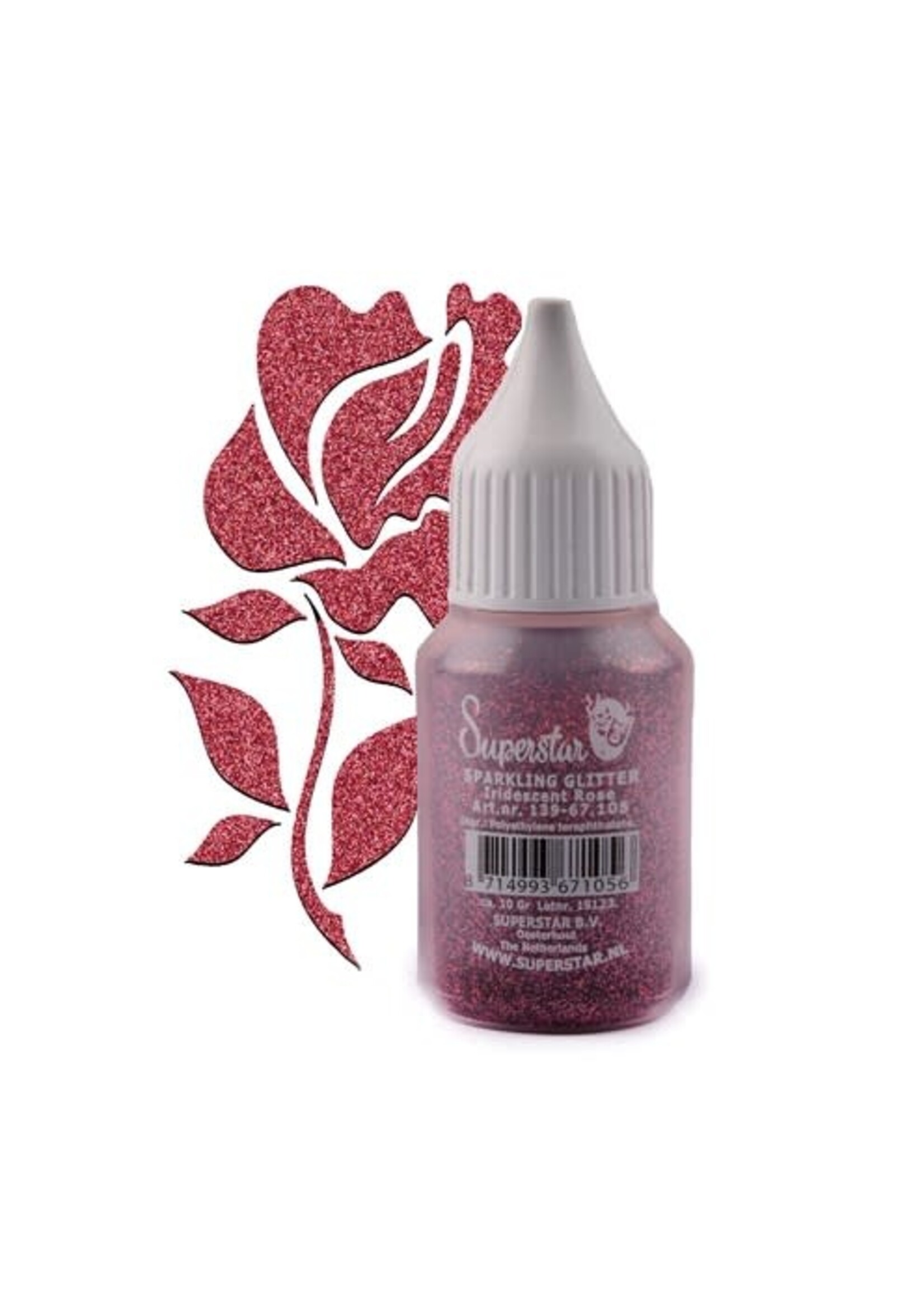 Haza-Witbaard Superstar Sparkling glitter rose