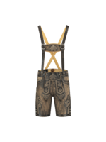 Haus Huberts Lederhose kort Antiek bruin