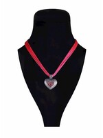 Thetru Trachten sieraad ''Hart'' rood