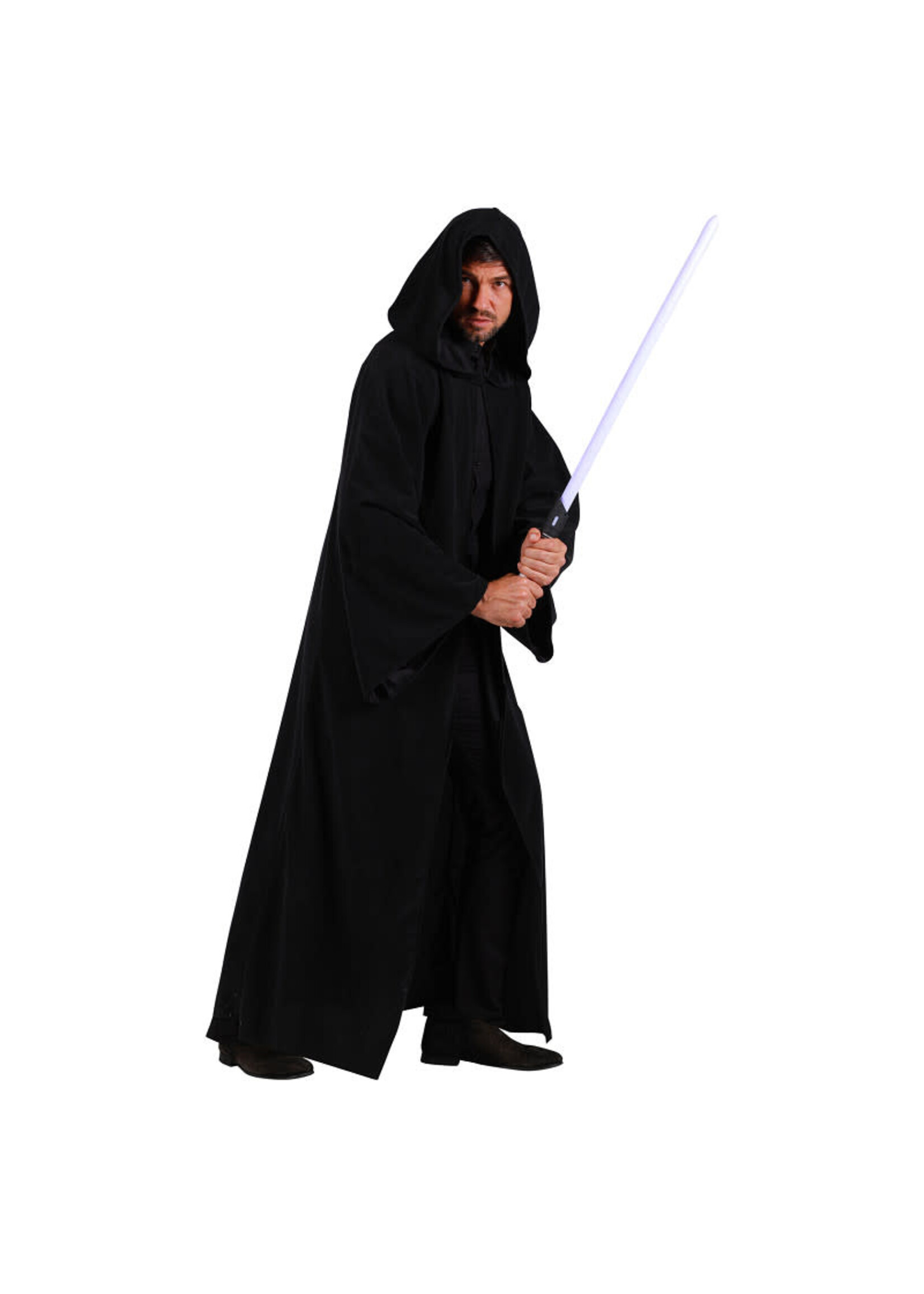 Thetru Cape met capuchon "Fantasy" zwart volwassenen